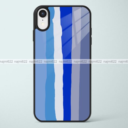 Blues Stripes Glass Case