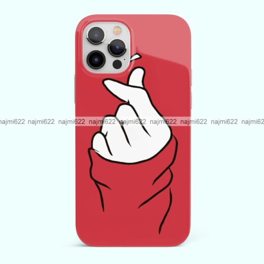 Saranghae Red Silicone Case