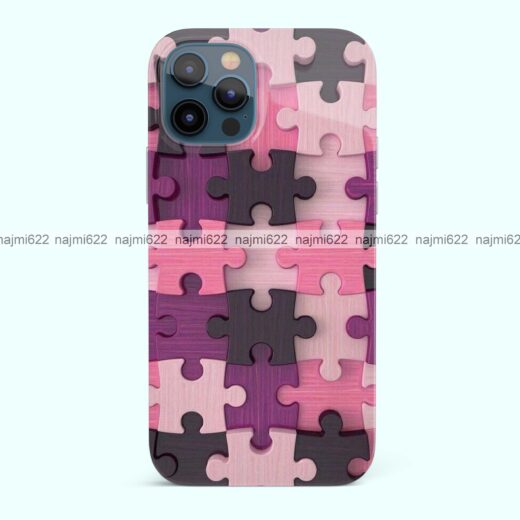 Pink Jigsaw Silicone Case