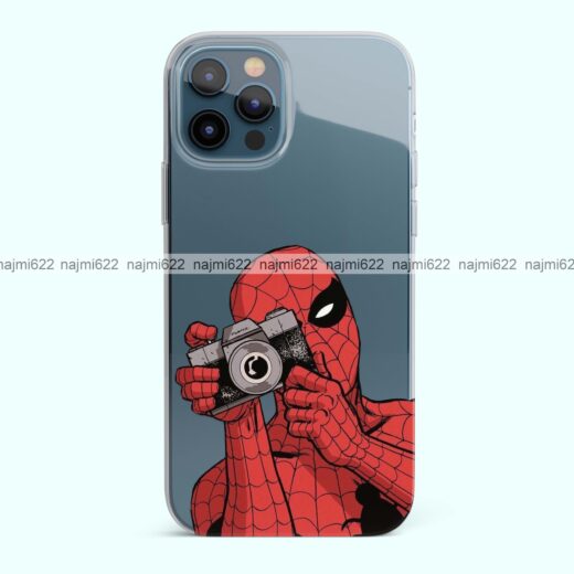 SpiderMan Transparent Silicone Case