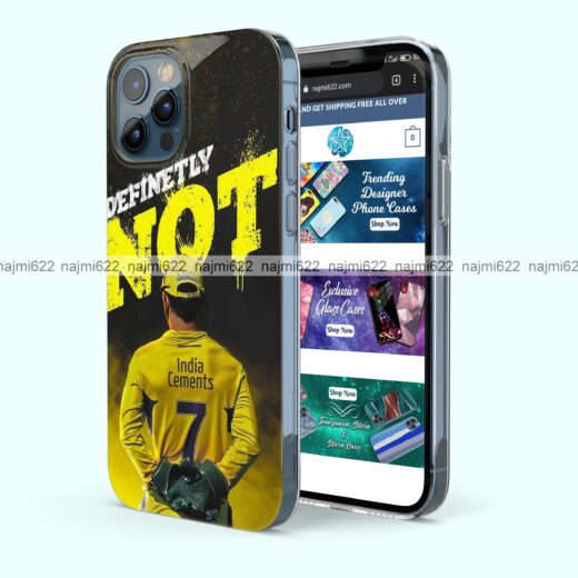 Definetly Not Dhoni Sports Silicone Case