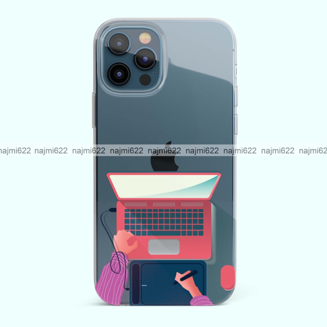 Designer Transparent Silicone Case – Personalised Phone Cases and ...