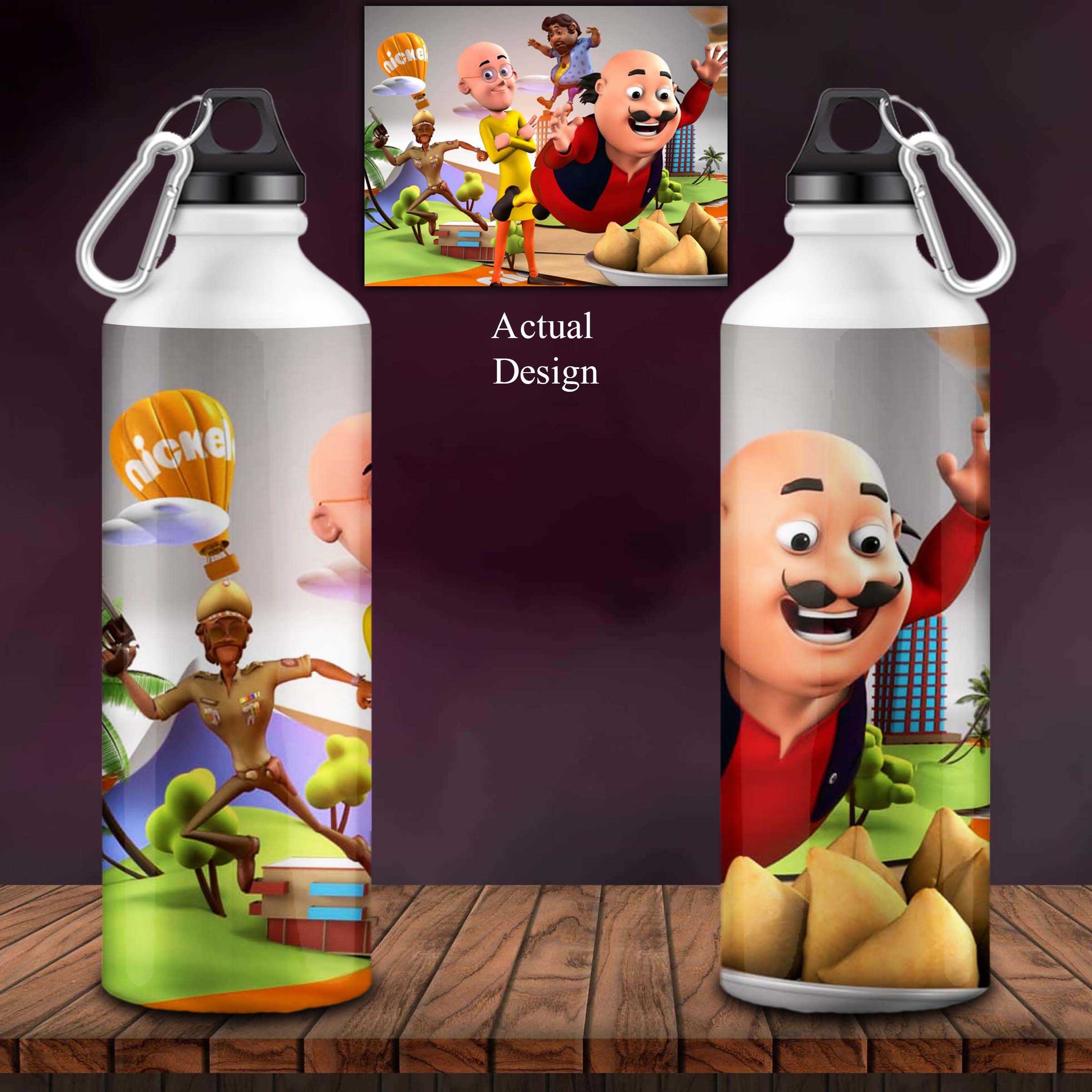 Motu Patlu Kids Sipper Bottle