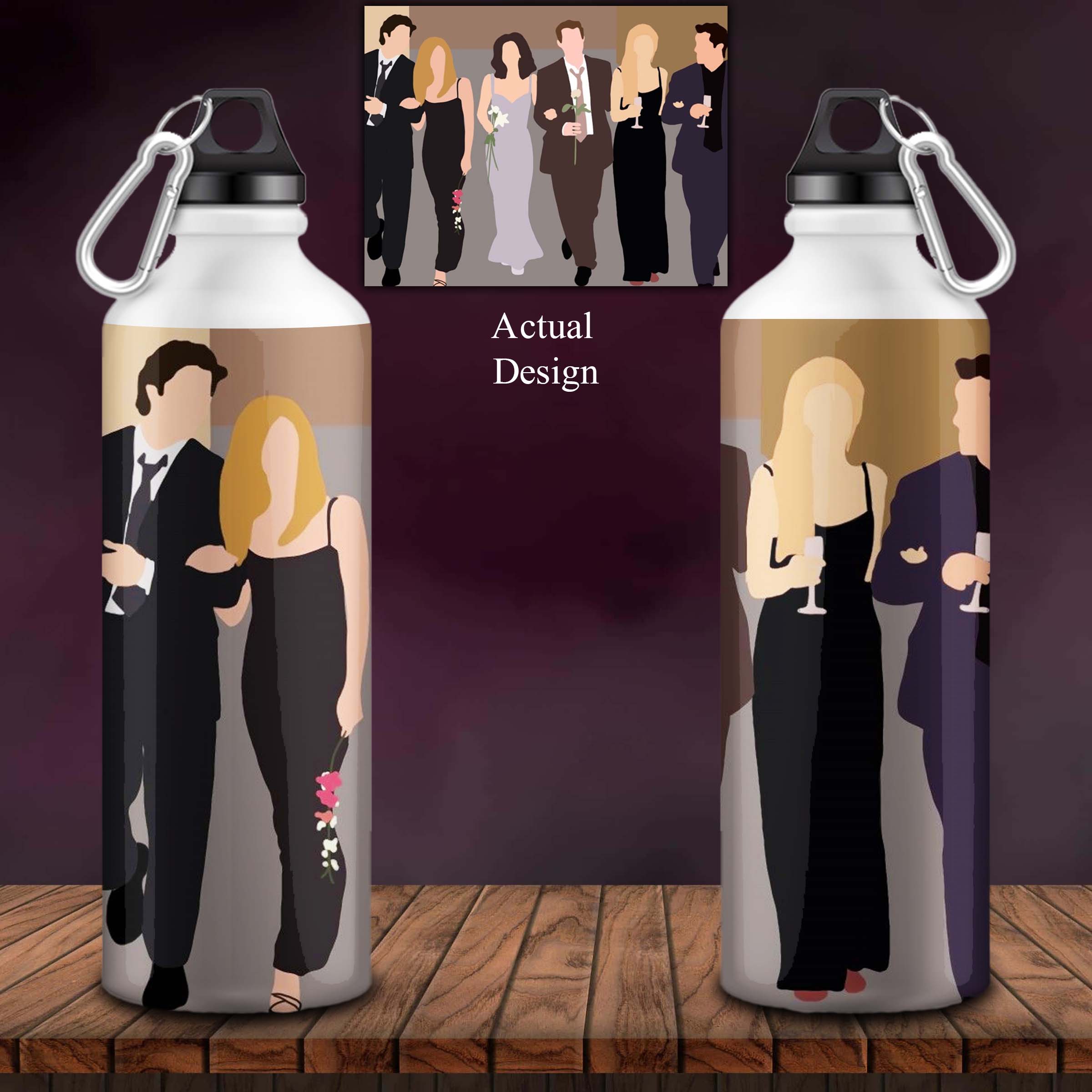 FRIENDS Party Illustration Sipper Bottle