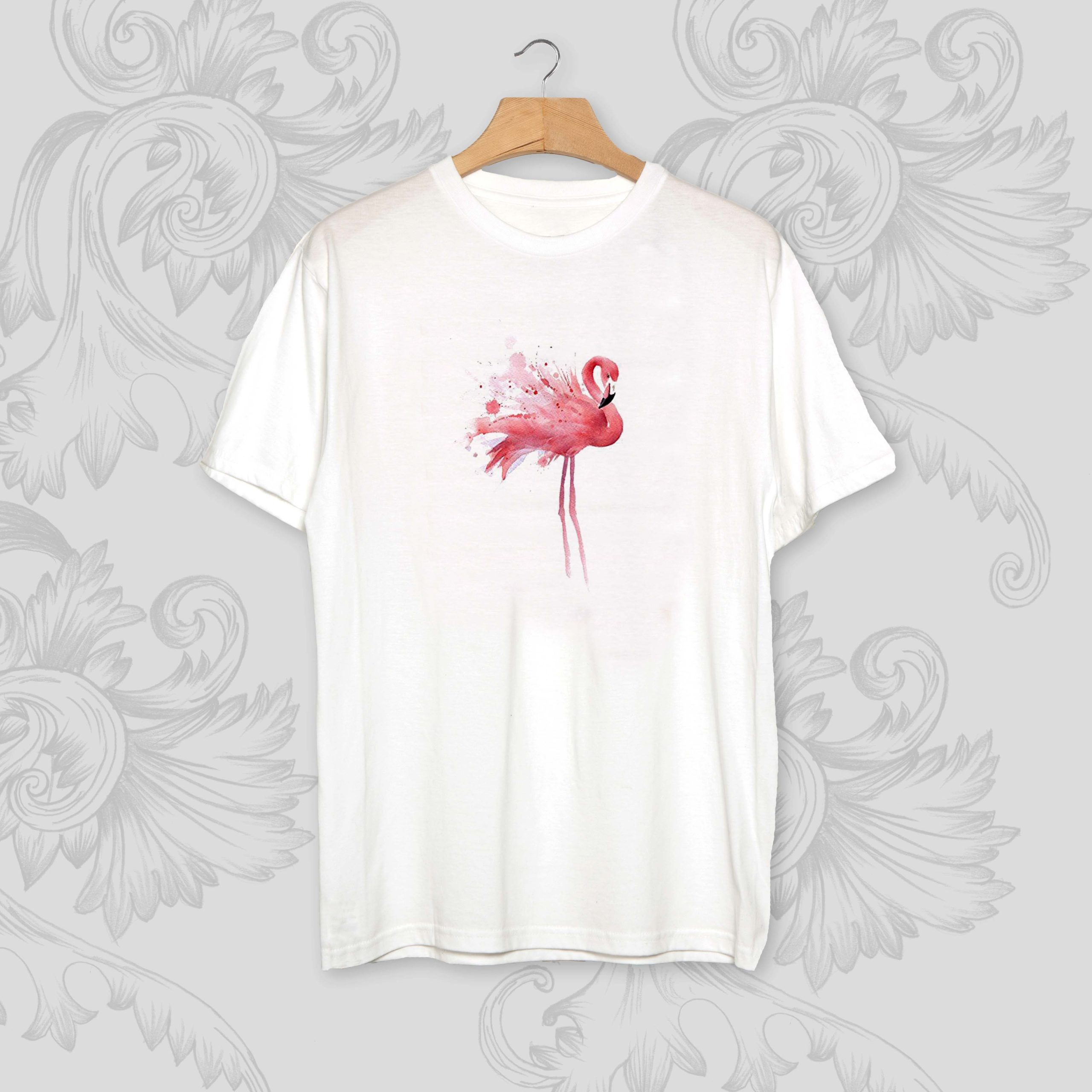 Flamingo Watercolor Unisex T-Shirt