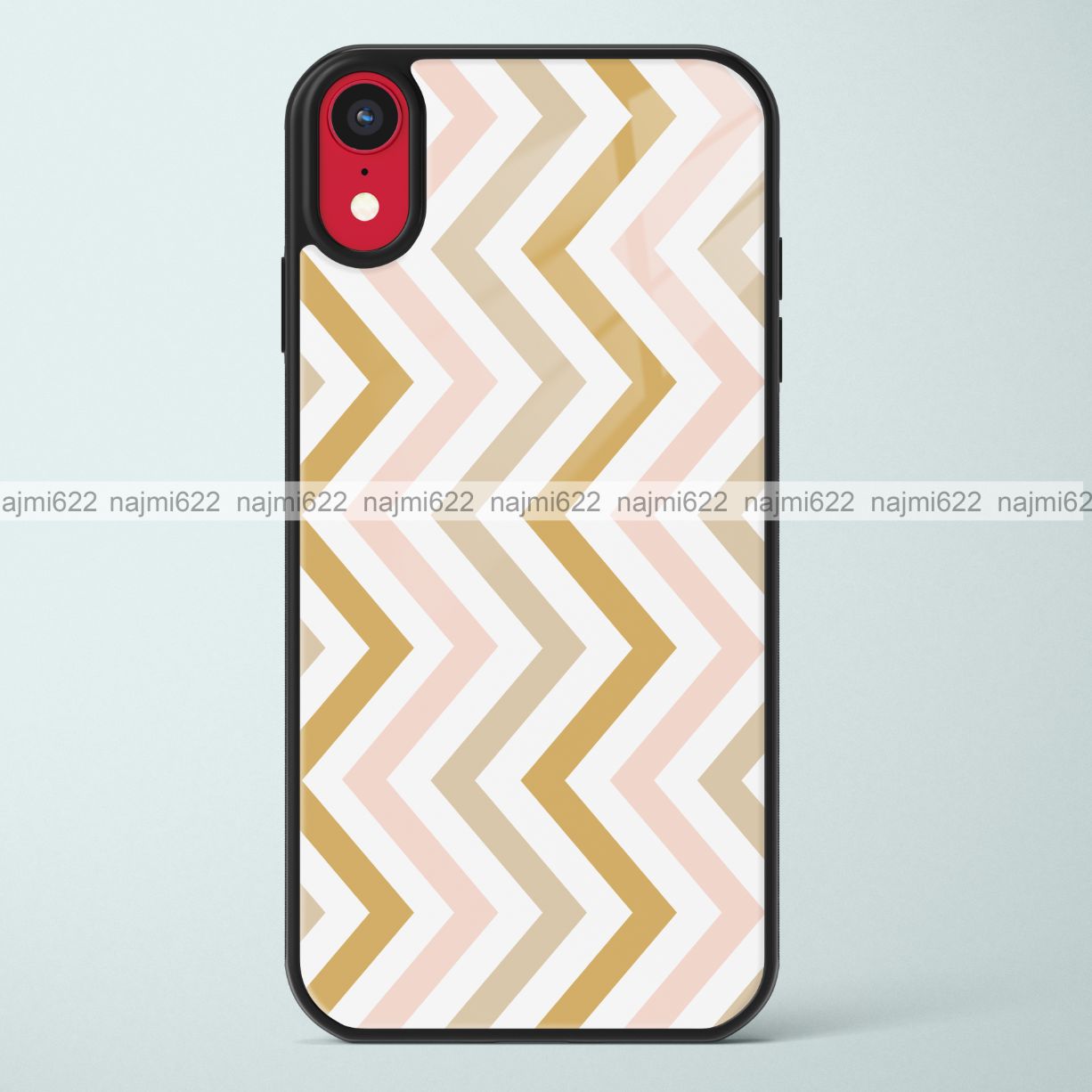 Nudes Chevron Glass Case