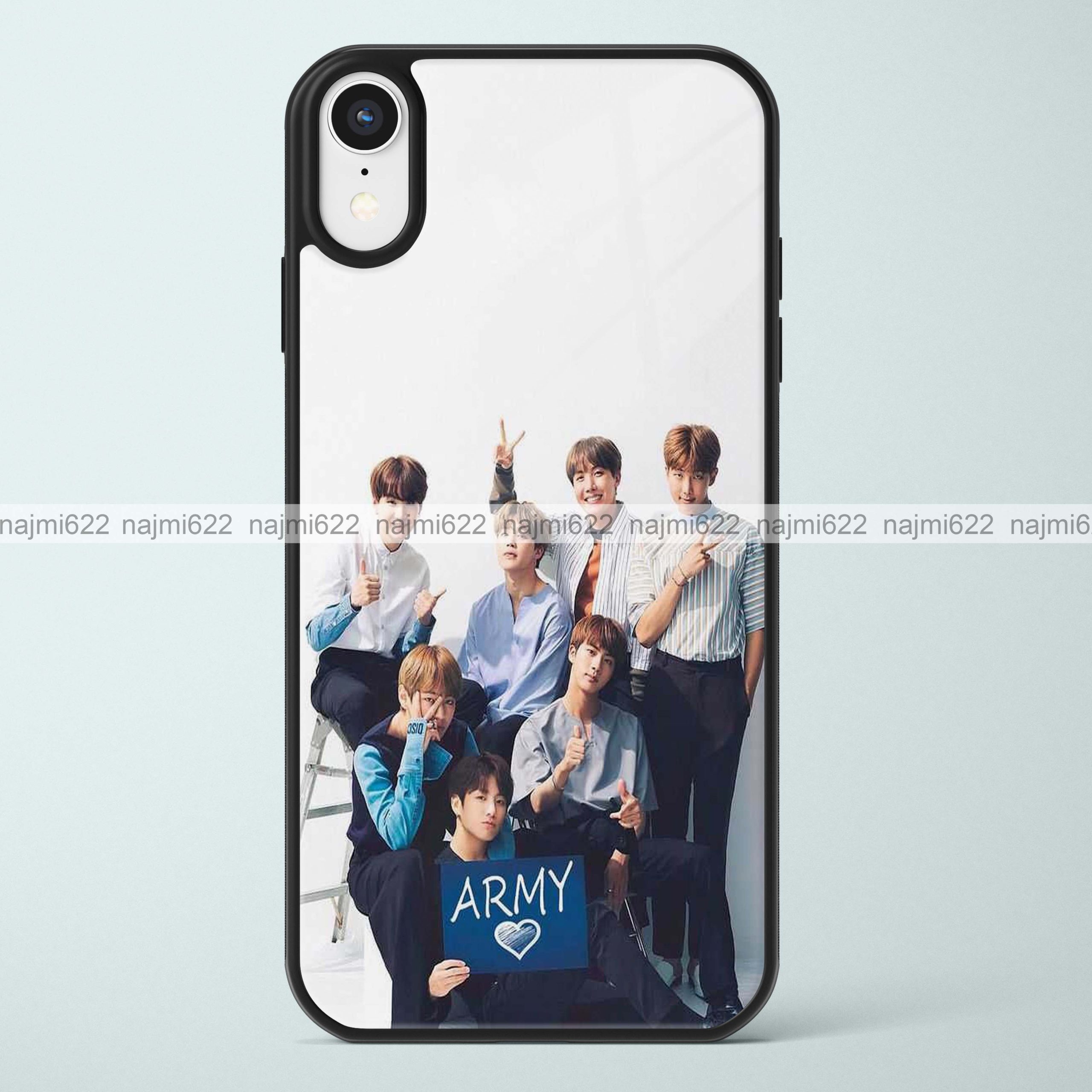 BTS Army Glass Case