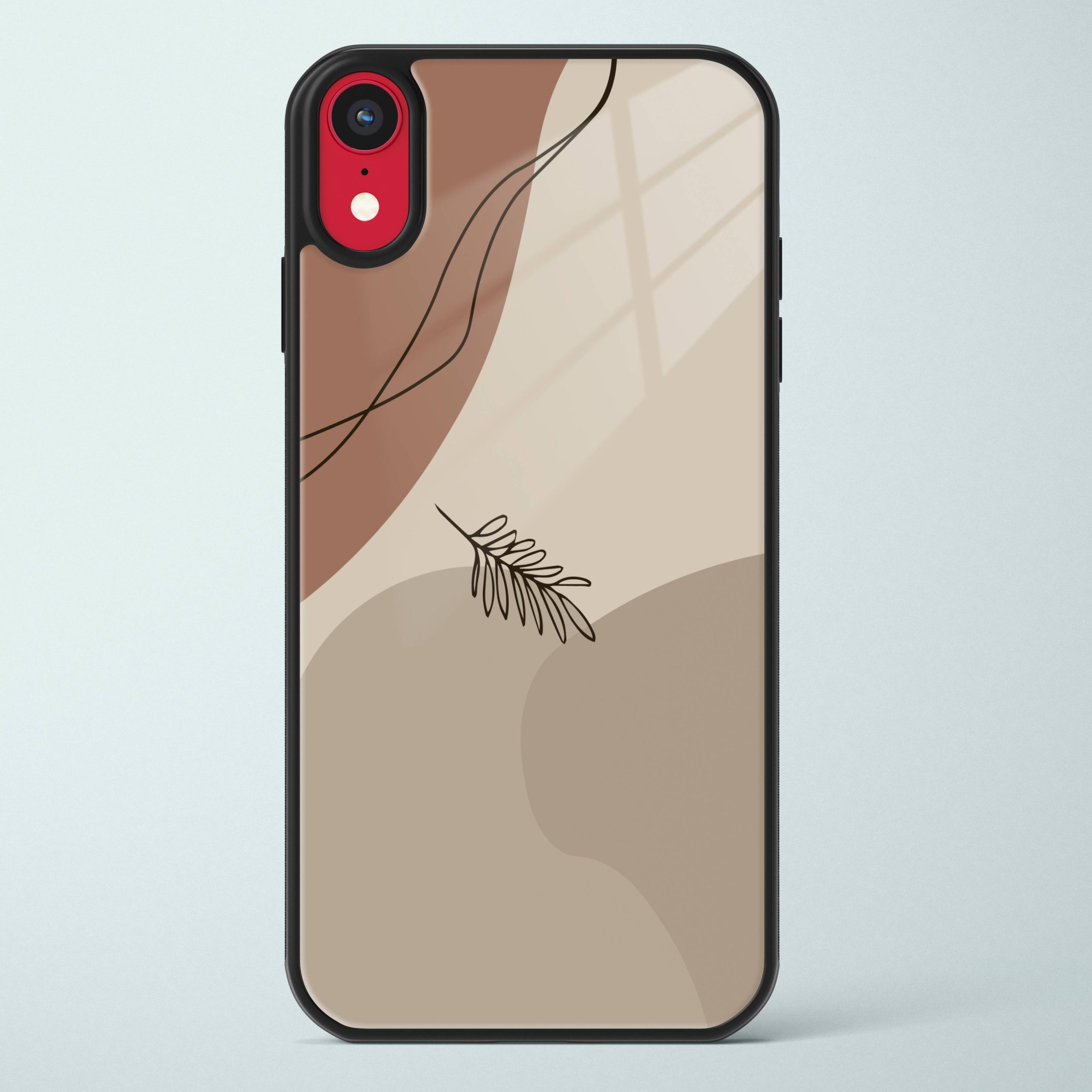 Brown Abstract Glass Case