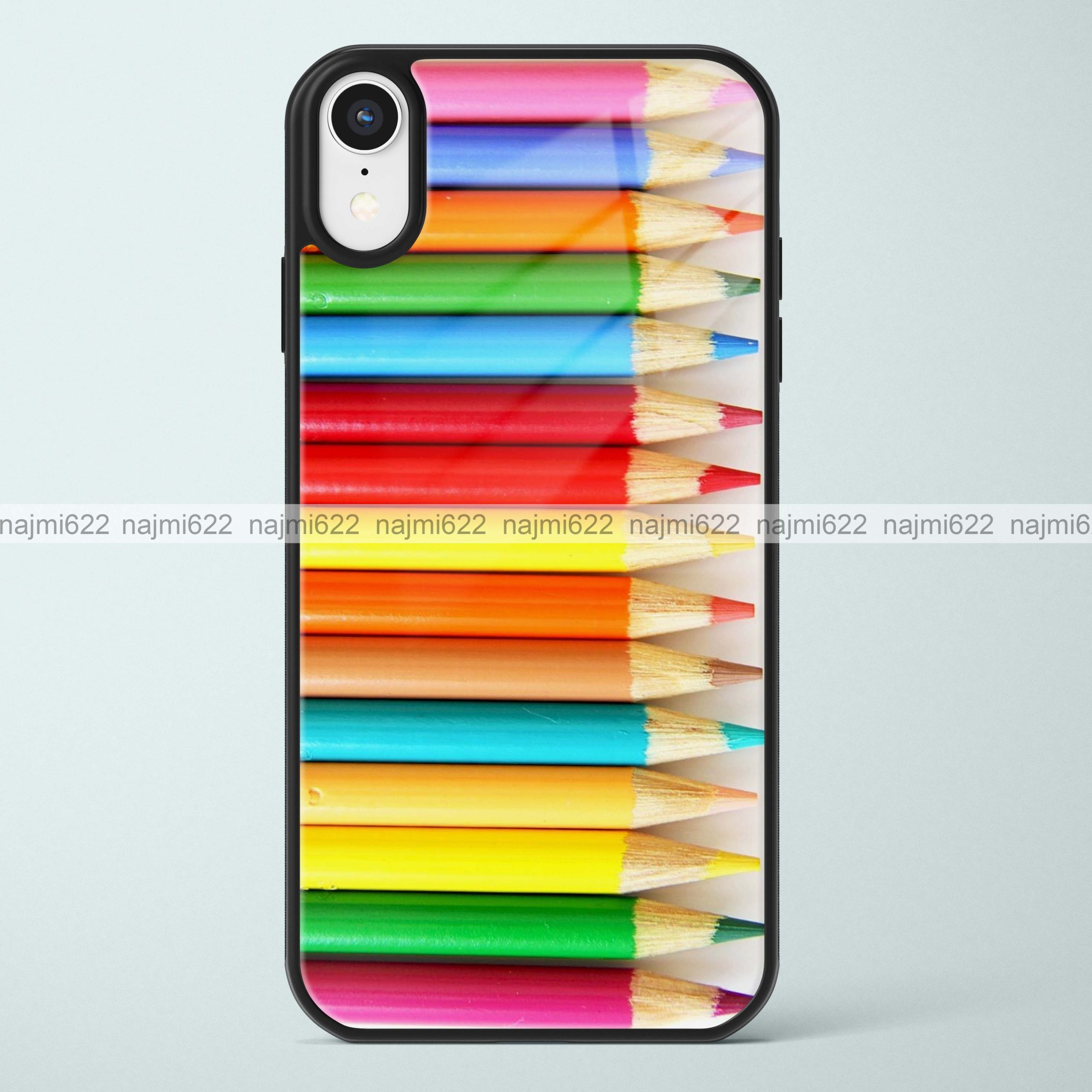 Coloring Pencils Glass Case