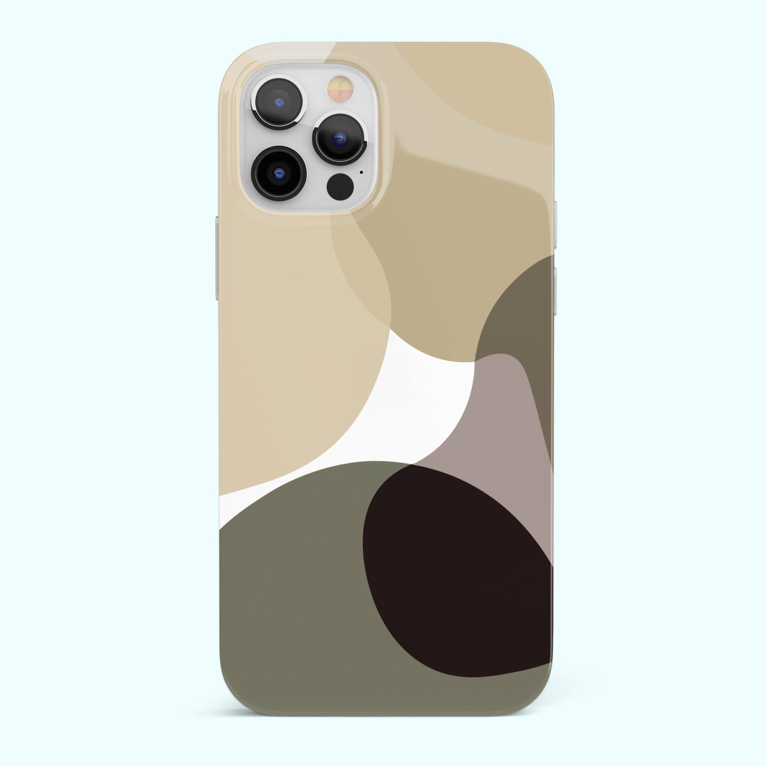 Creme Abstract Silicone Case