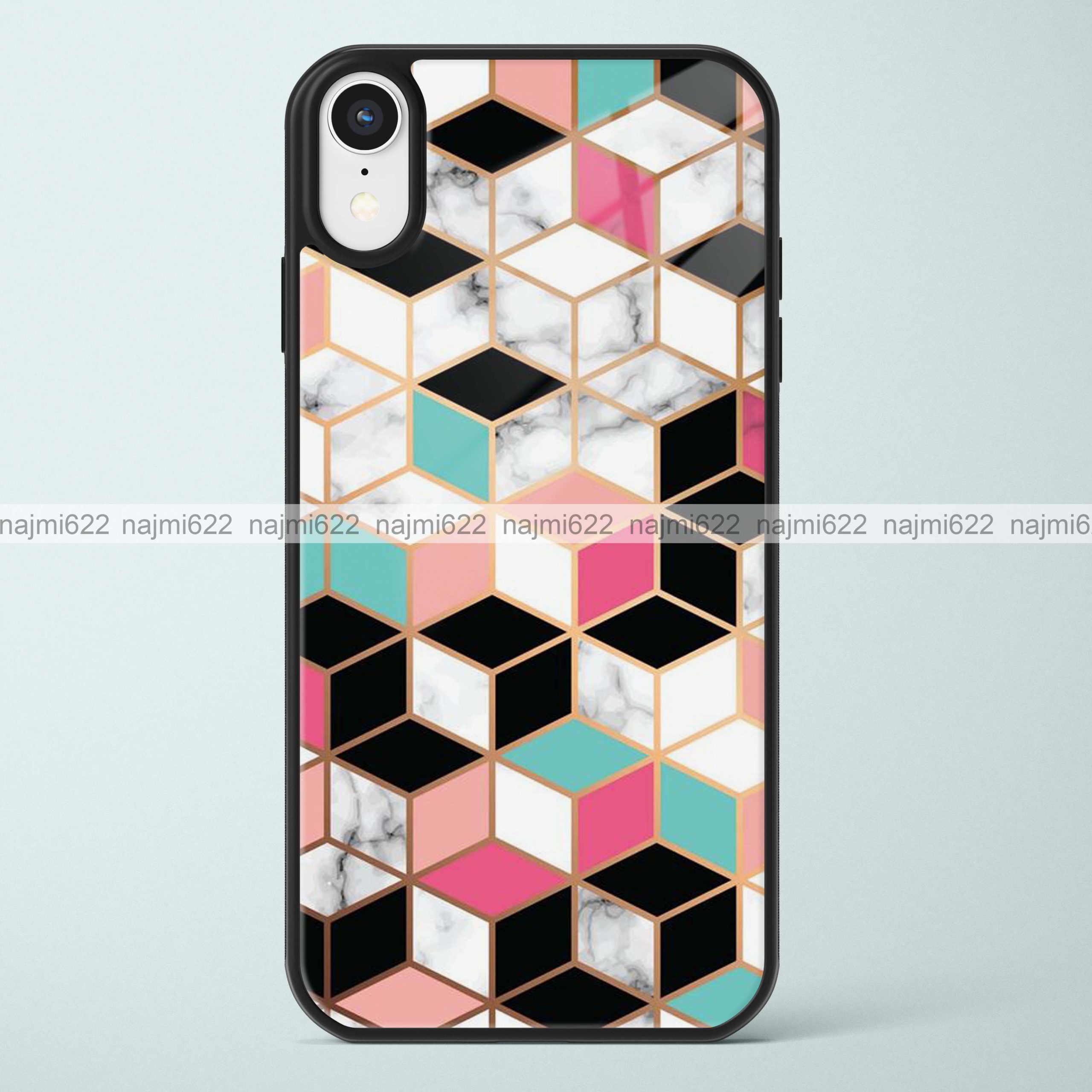 Cube Geometric Glass Case