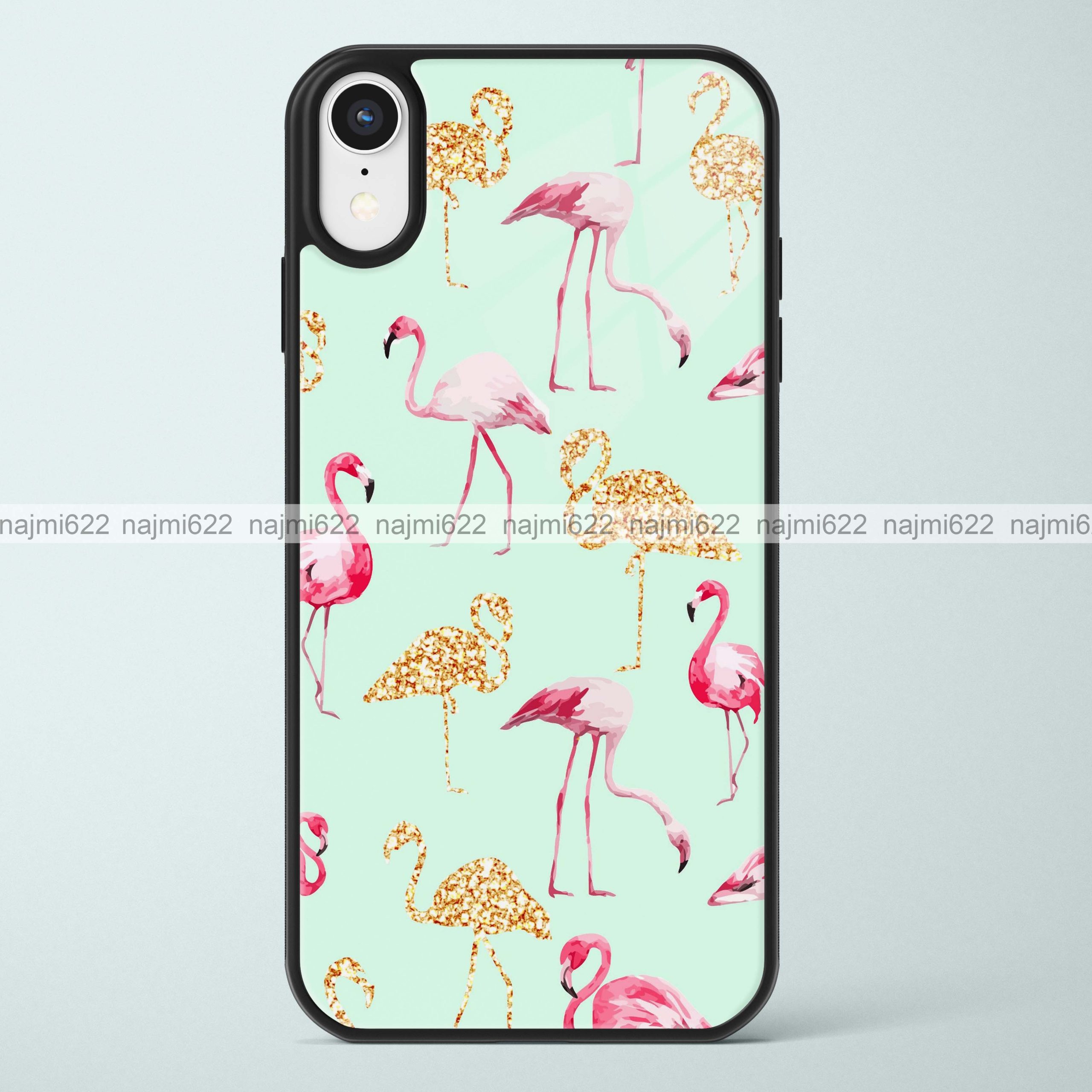 Flamingo Glass Case