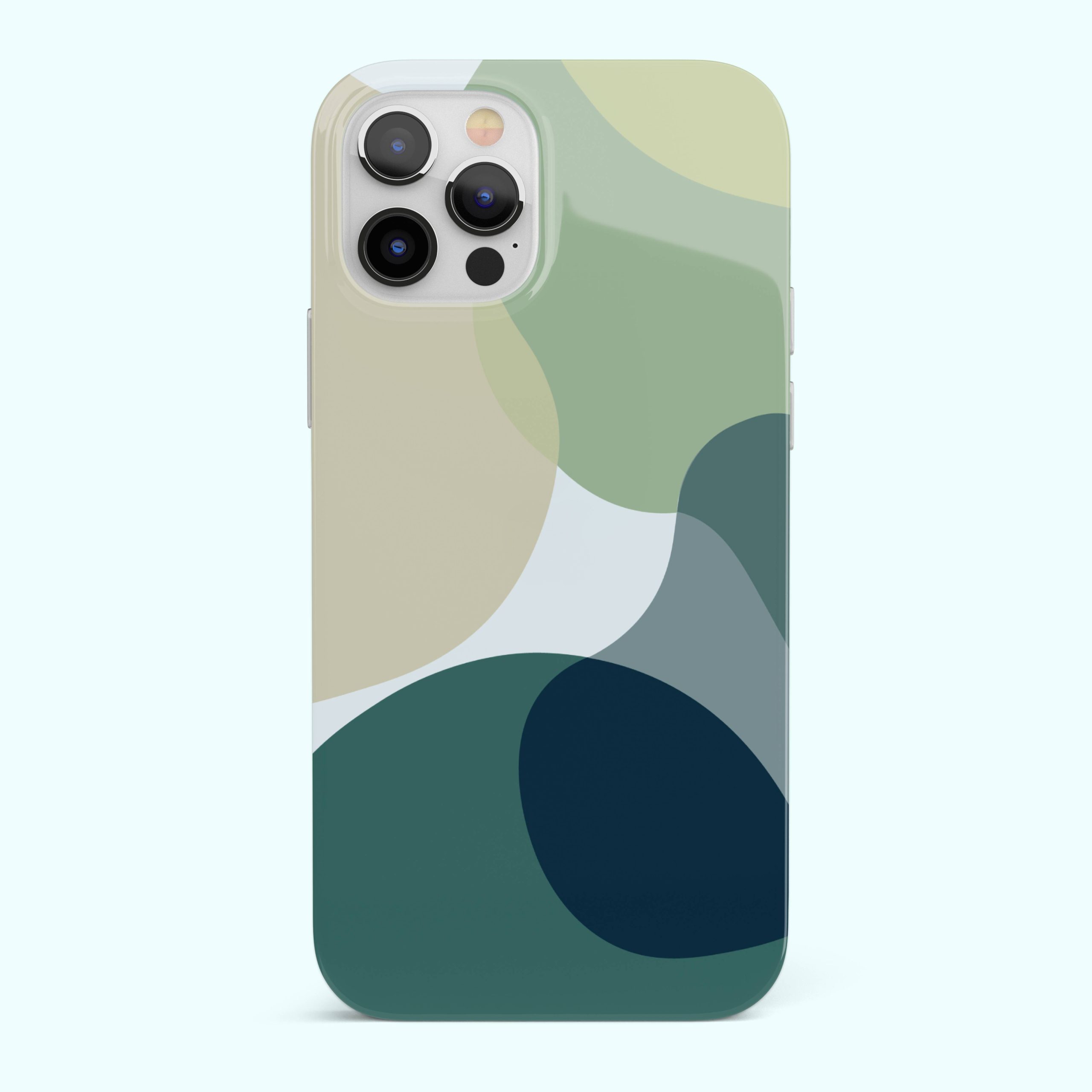Green Abstract Silicone Case