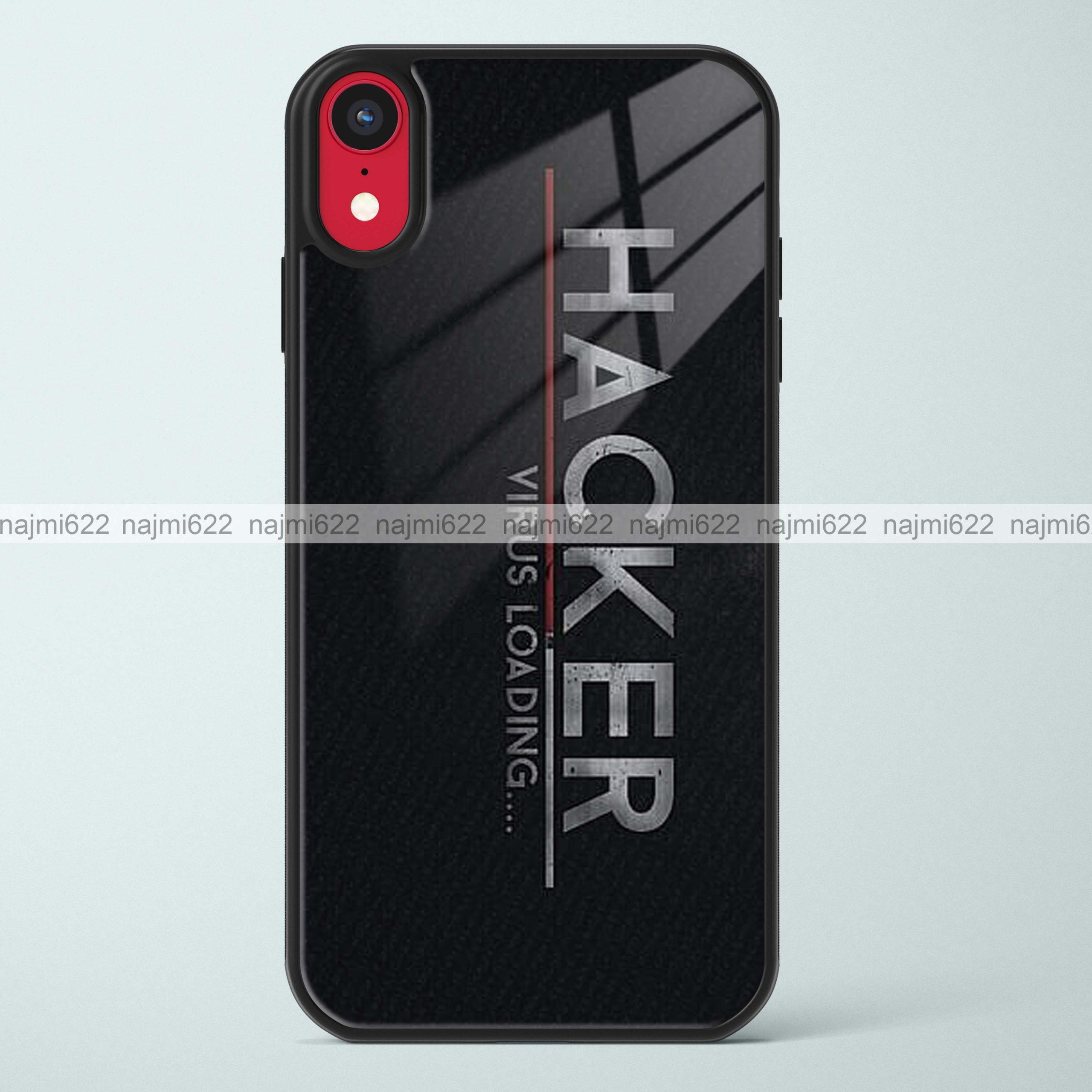 Hacker Virus Loading Glass Case