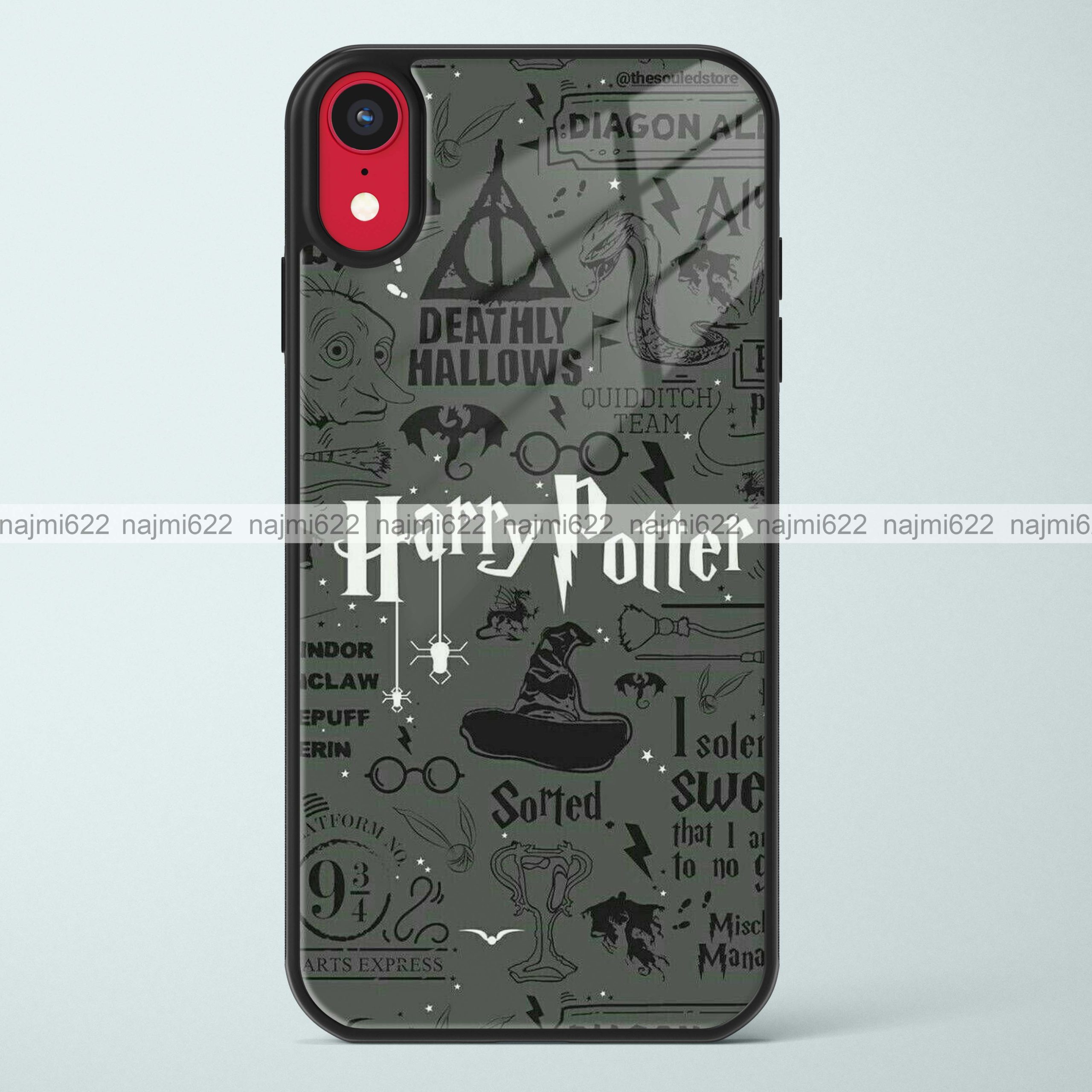 Harry Potter Doodle Glass Case