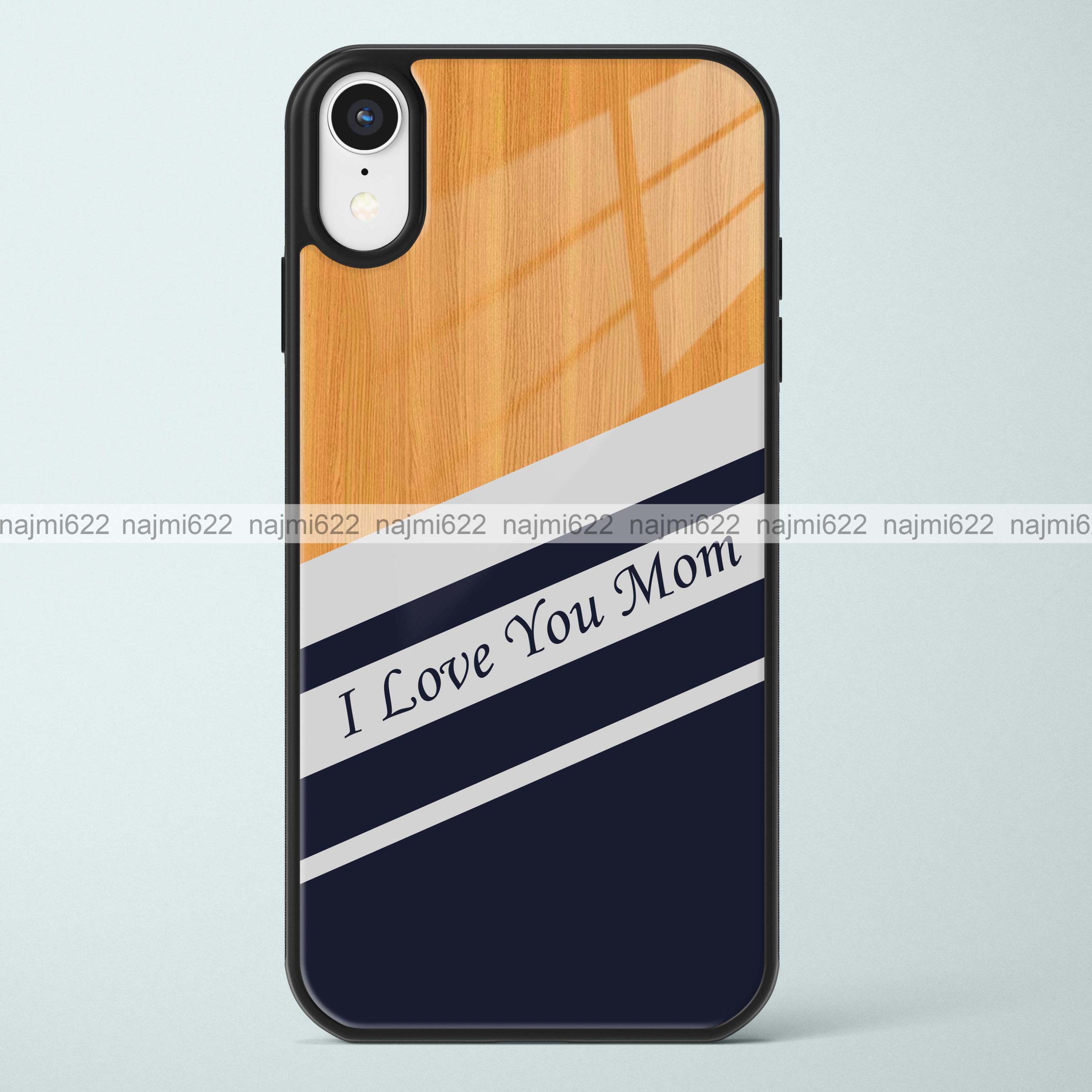 I Love You Mom Glass Case