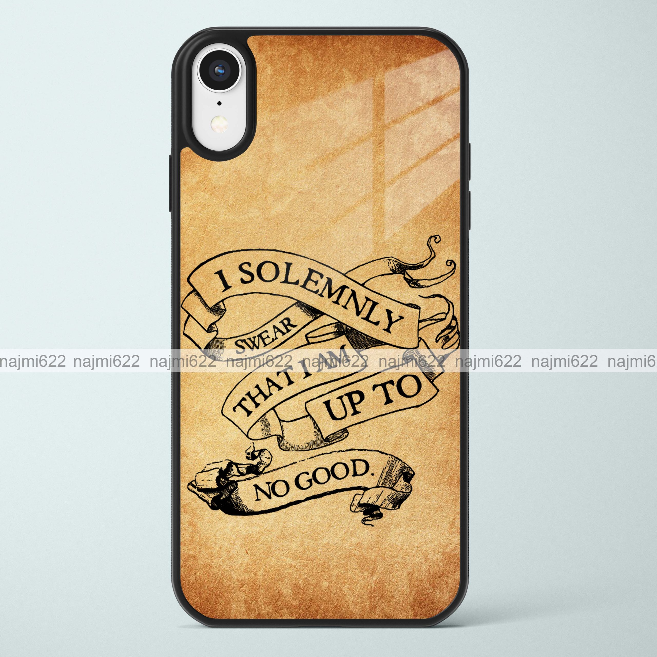 I Solemnly Swear That I am upto No Good Glass Case