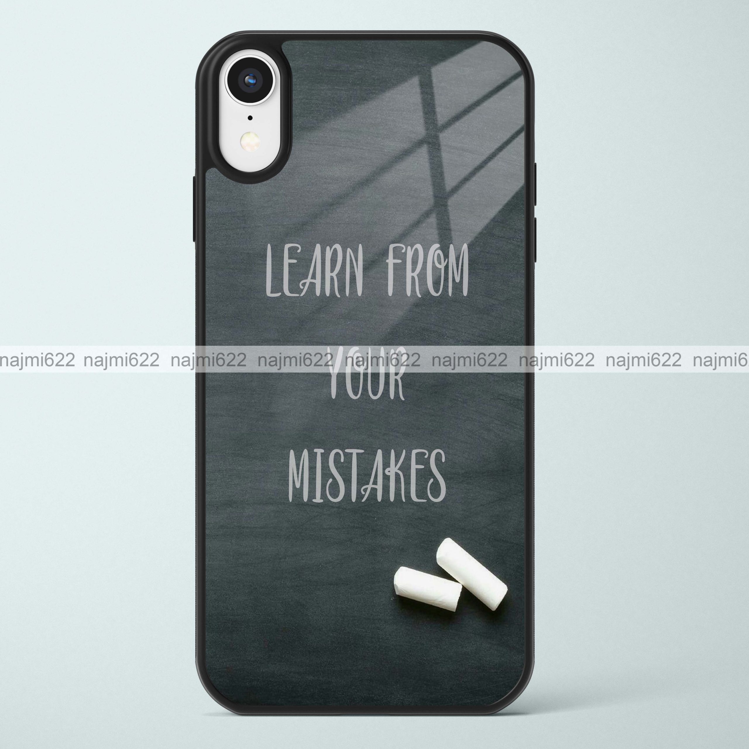 Learn From Your Mistakes Glass Case