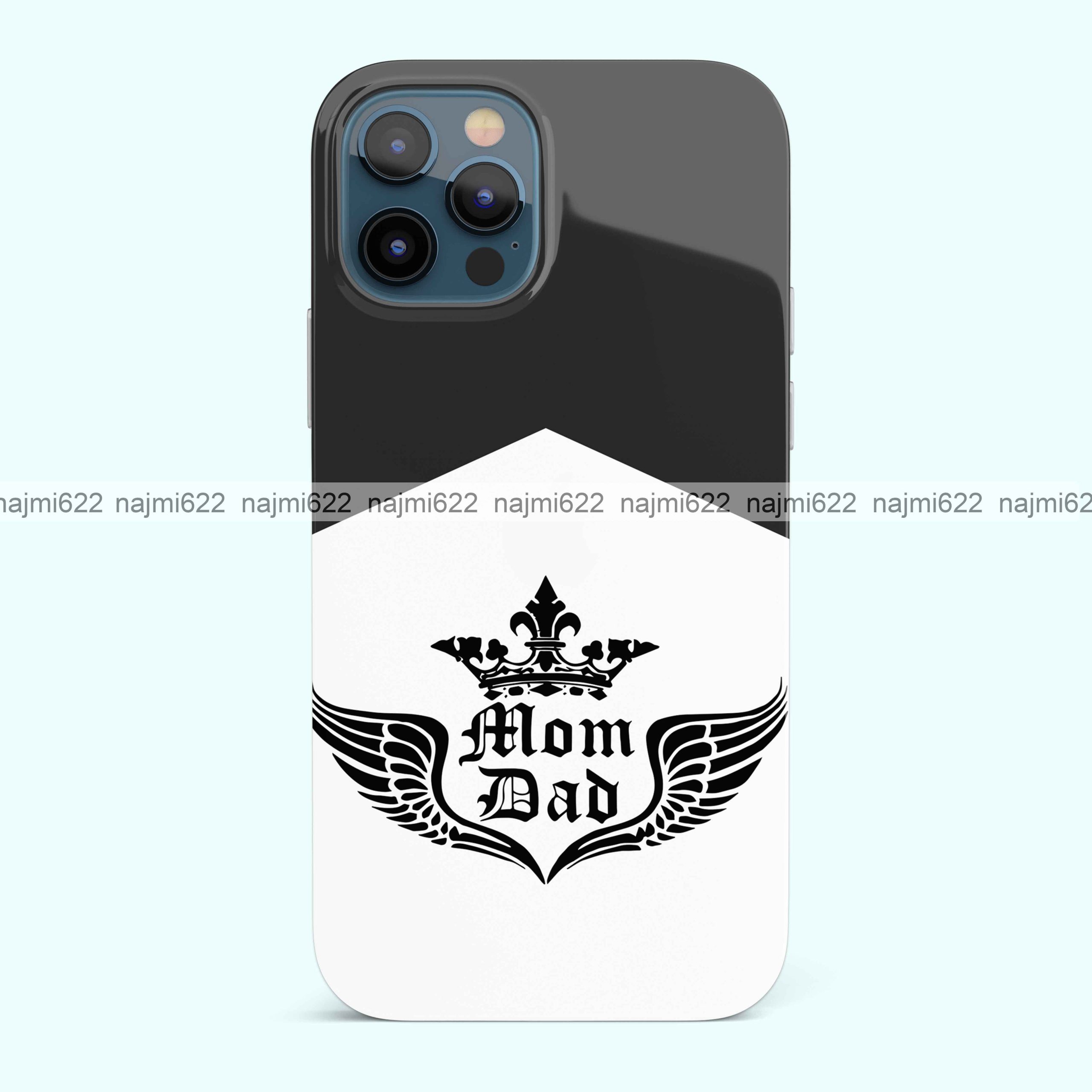 Mom Dad Silicone Case