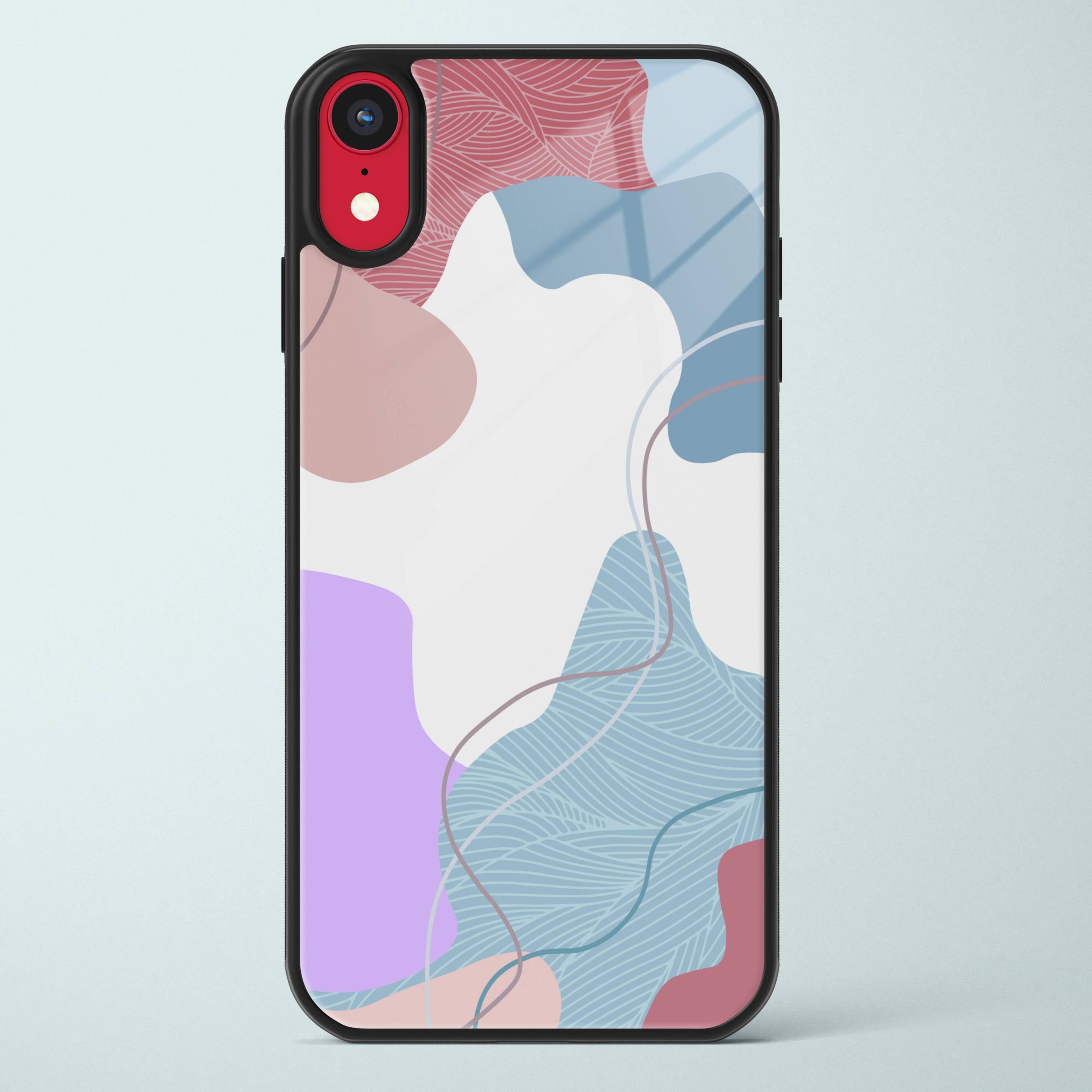 Multicolor Abstract Glass Case