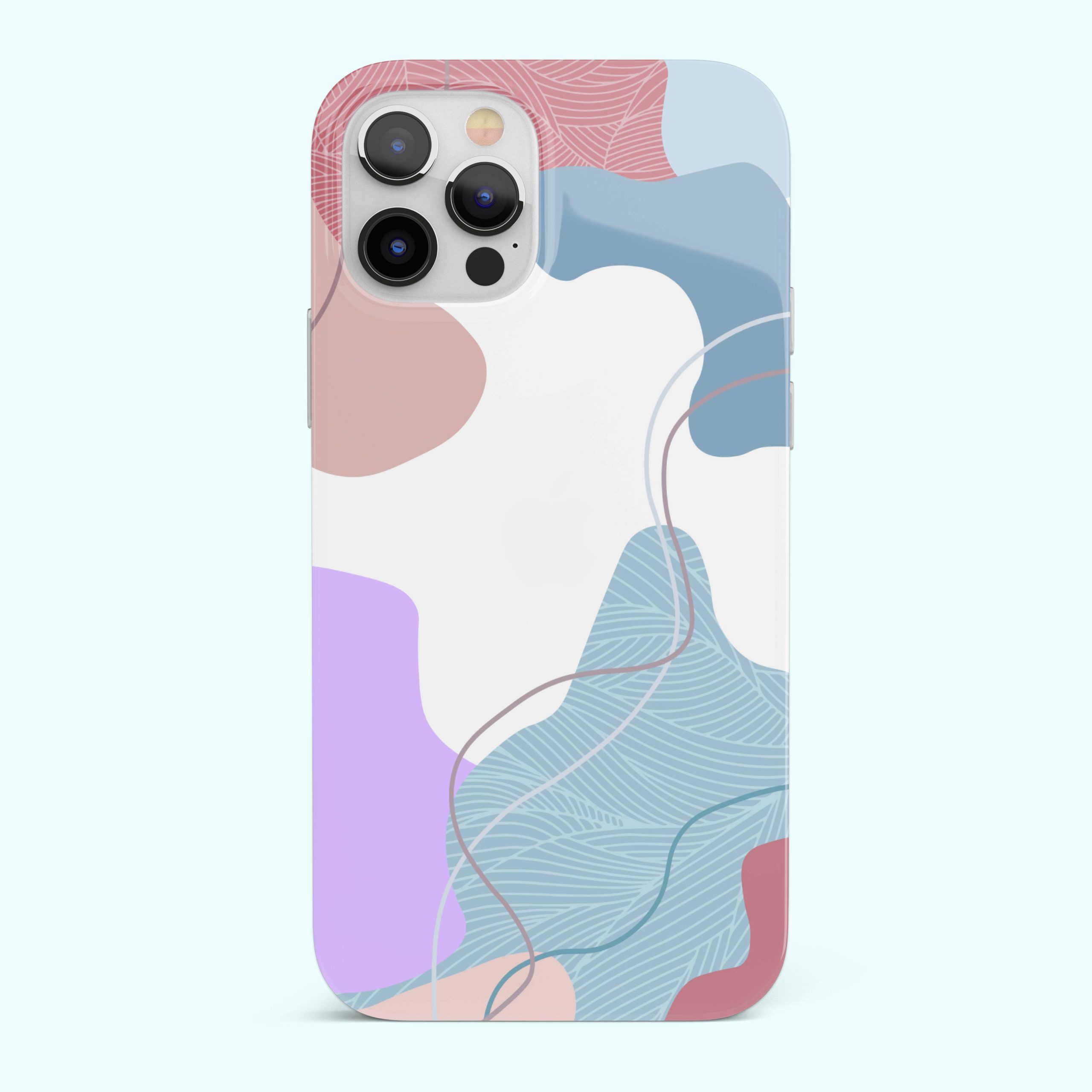 Multicolor Abstract Silicone Case