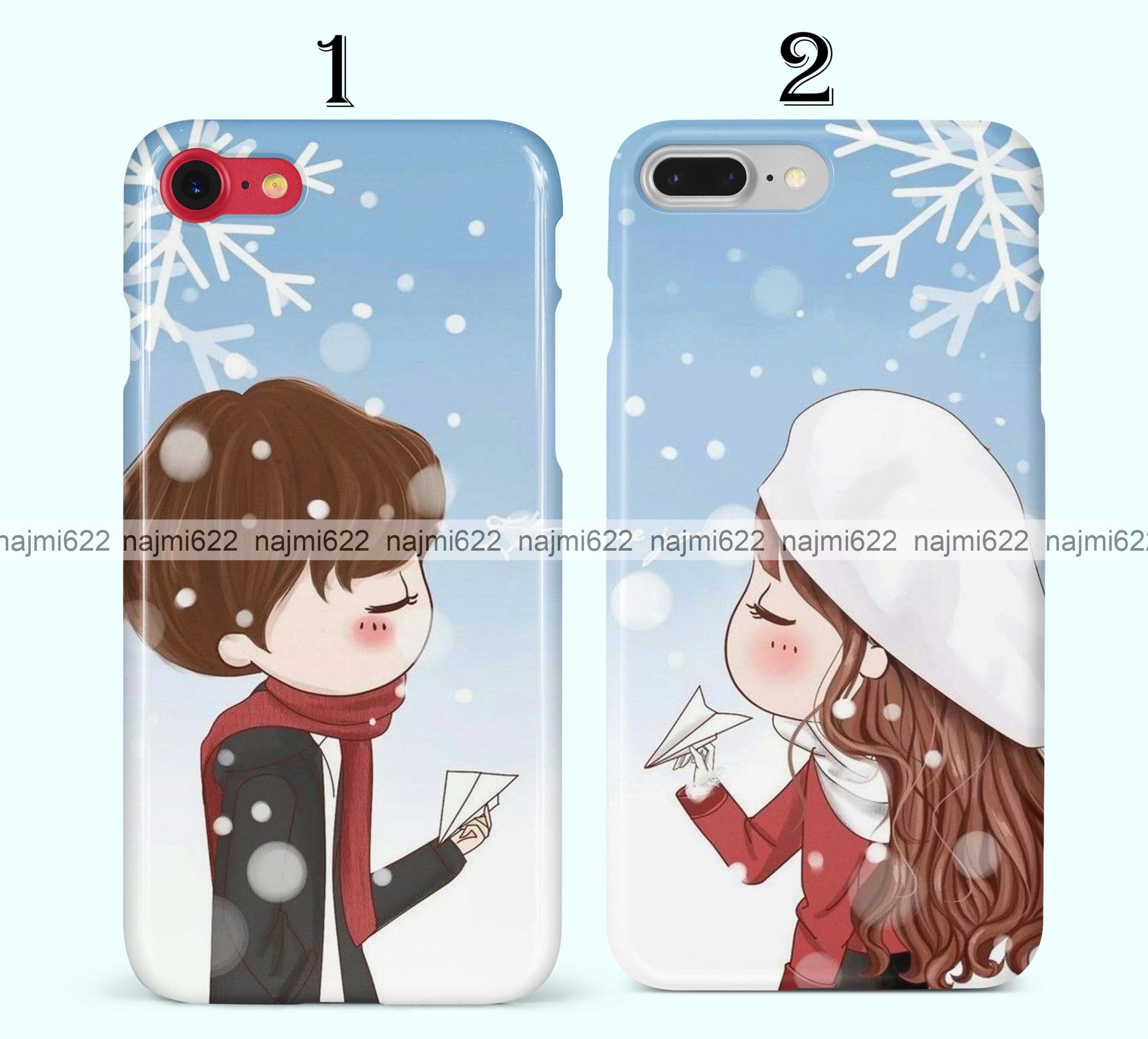 Paperplane Couple Case
