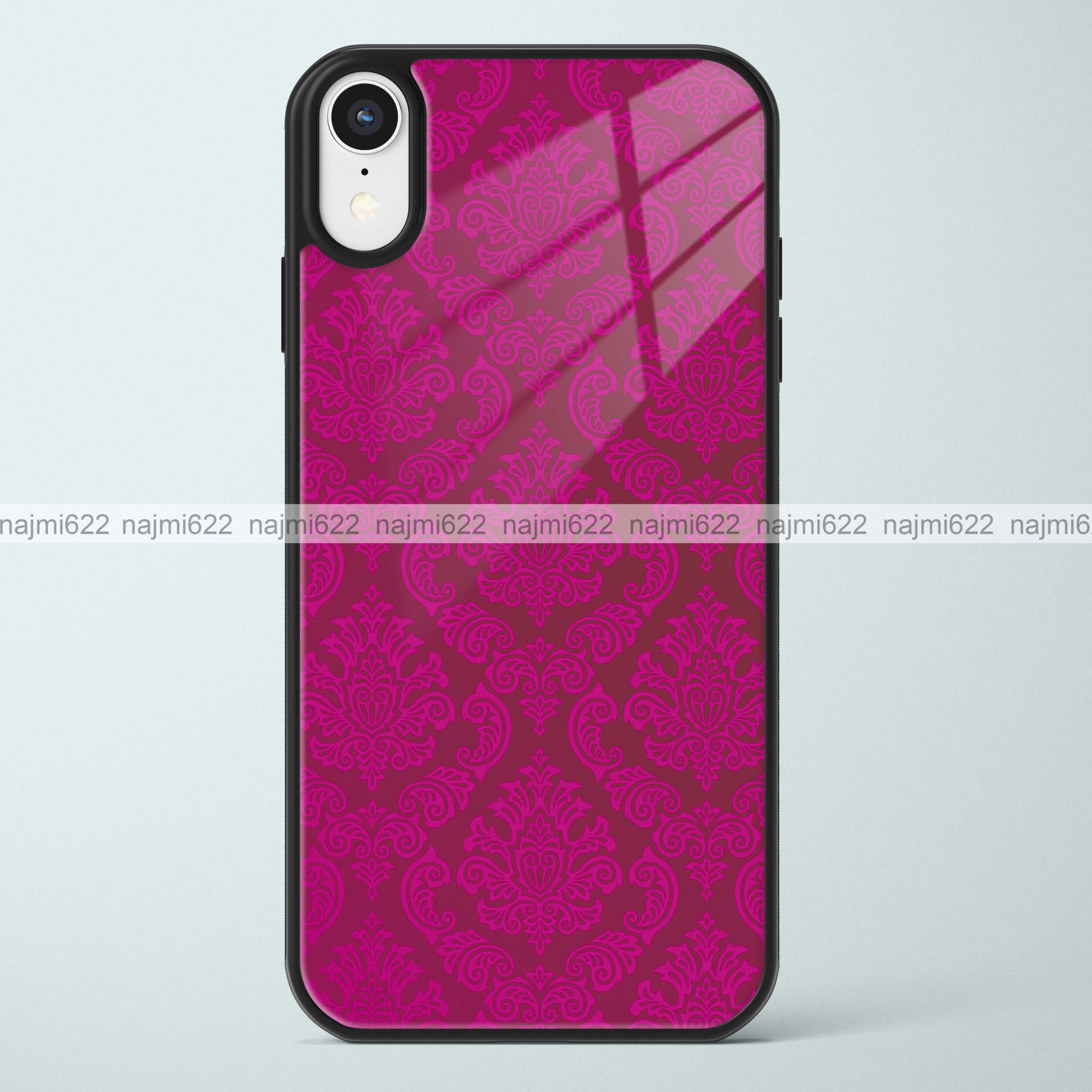 Pink Ornamental Glass Case