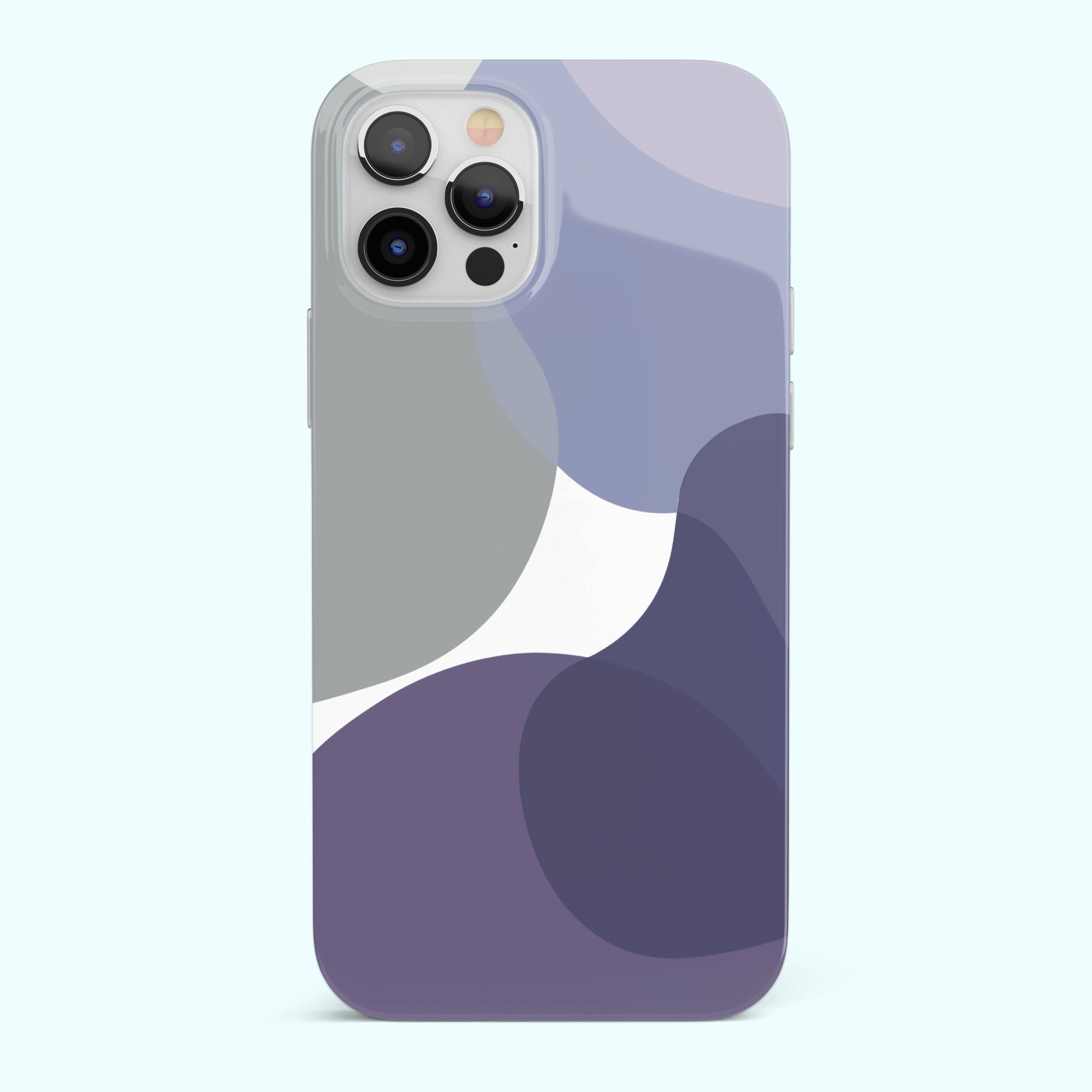 Purple Abstract Silicone Case
