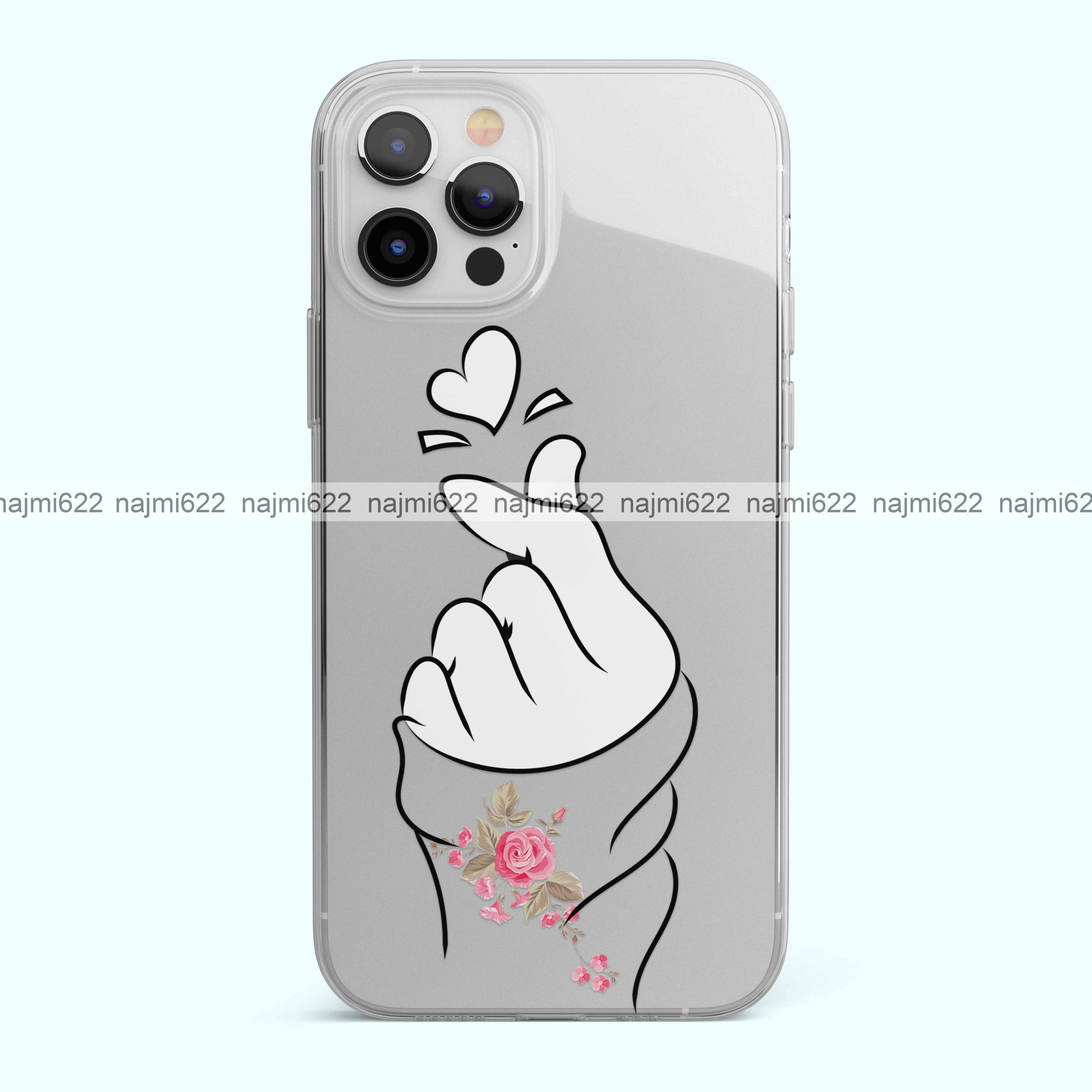 Saranghae Transparent Silicone Case
