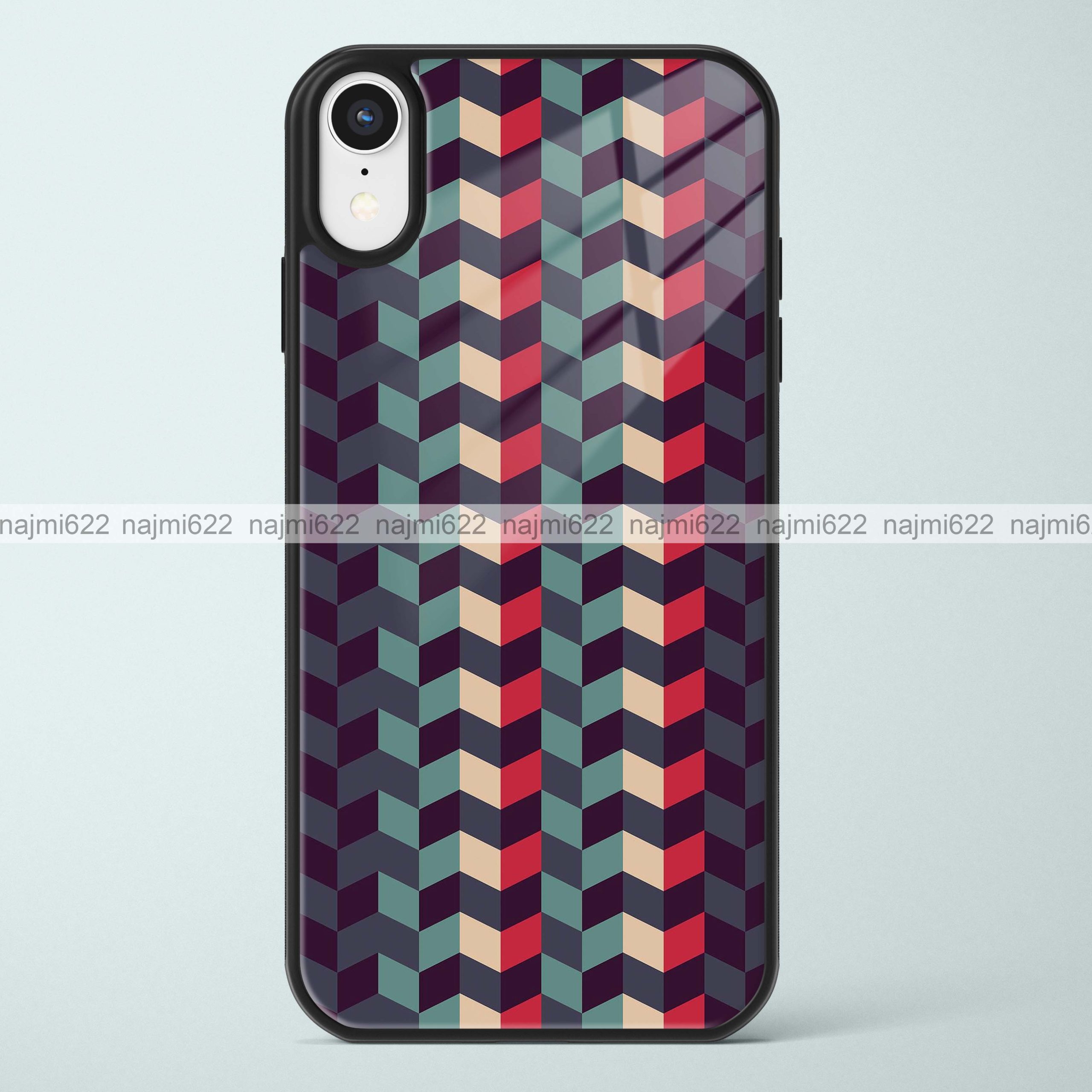 Squares 3D Glass Case