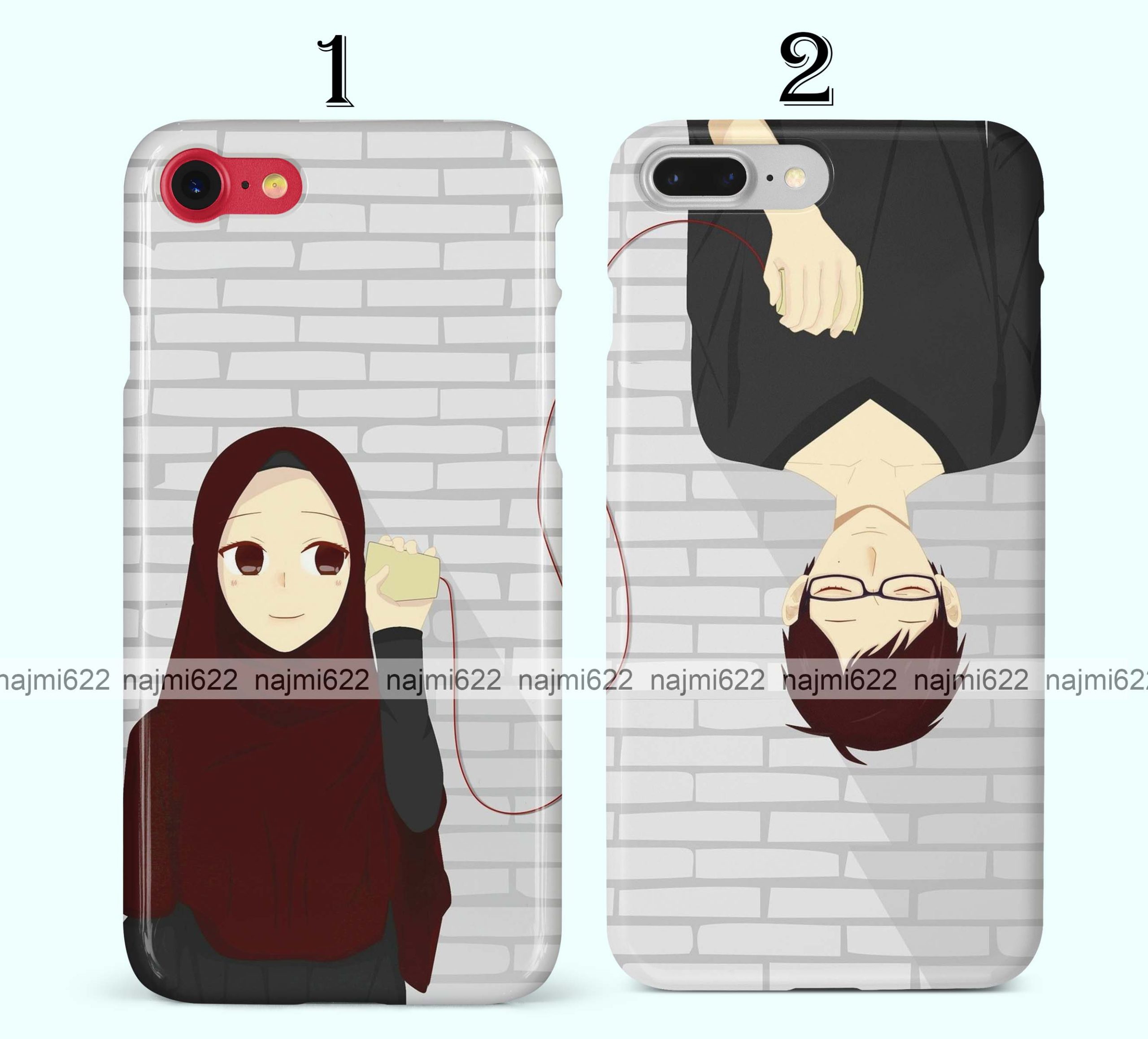 String Phone Abaya Couple Case