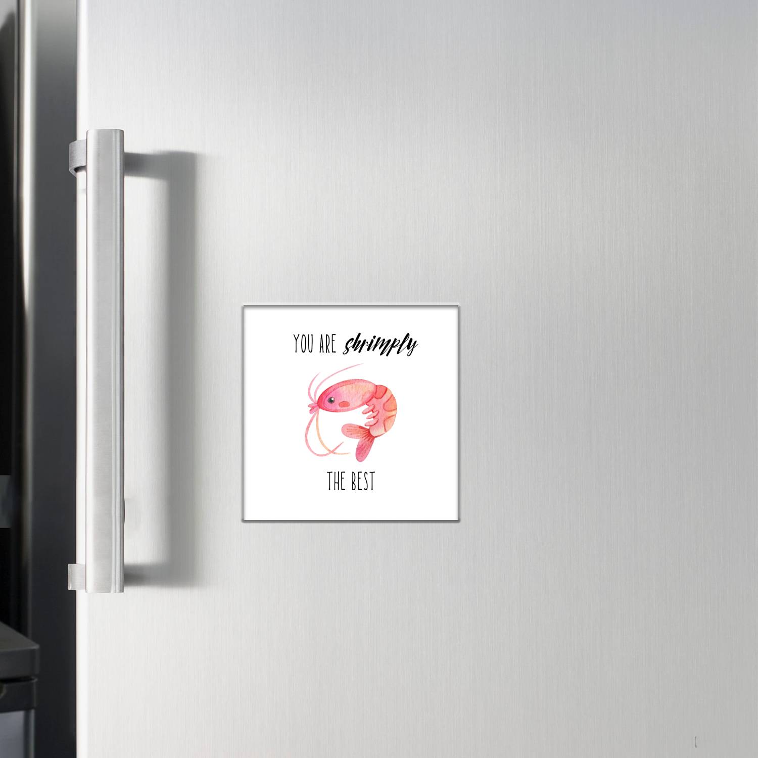 Shrimp Pun Sublimation Magnet